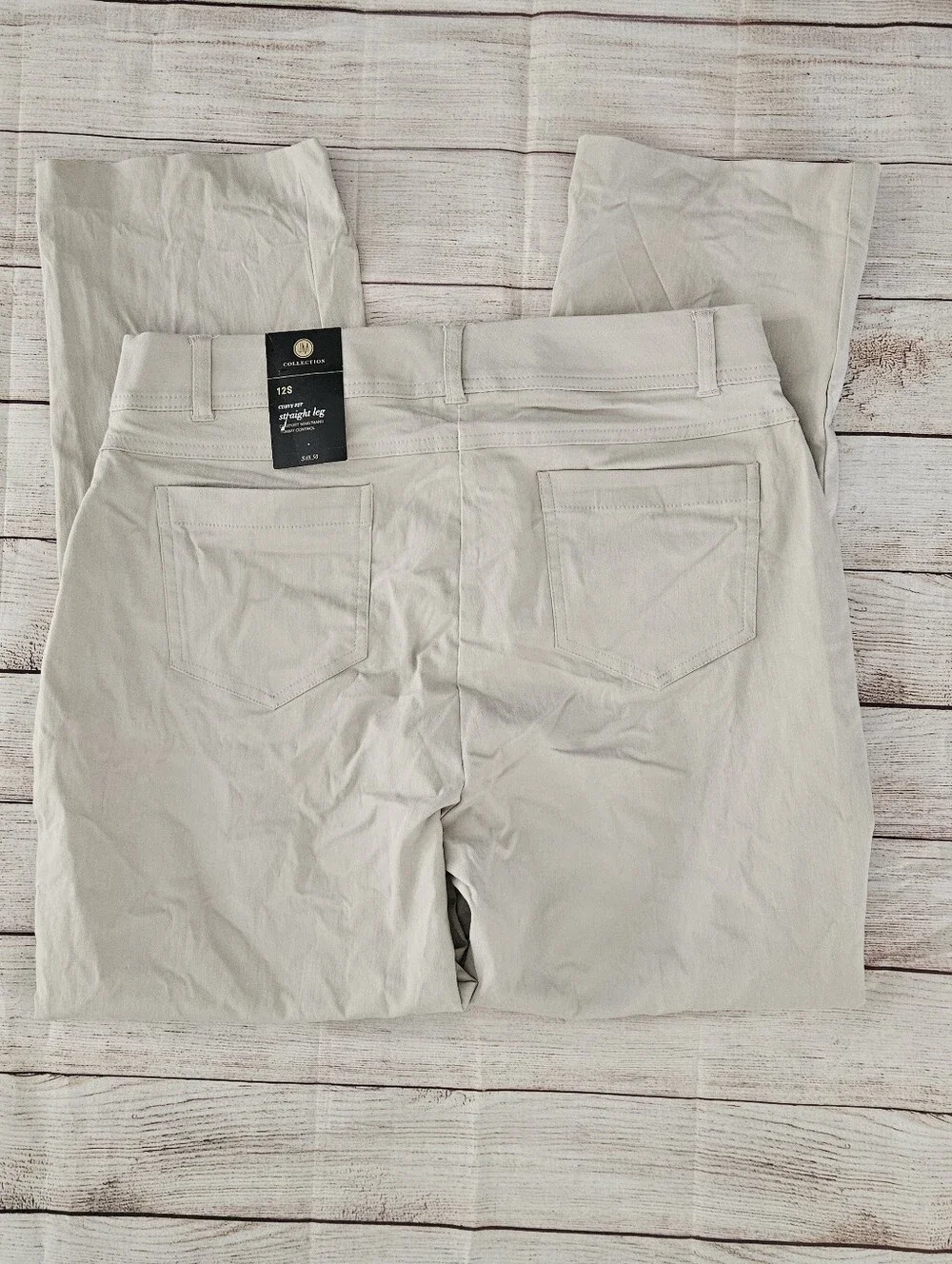 JM Collection Tummy Control Straight Leg - Picture 4 of 6